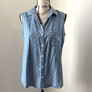 Velvet Heart women’s sleeveless top Sz S